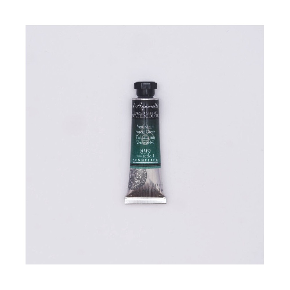 l’Aquarelle watercolor paint - Sennelier - 899, Forest Green, 10 ml