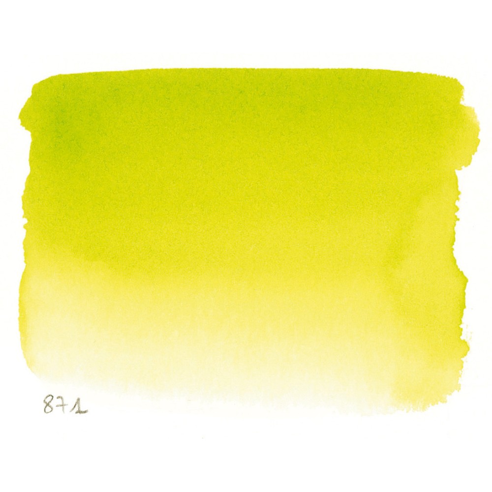 l’Aquarelle watercolor paint - Sennelier - 871, Bright Yellow Green, 10 ml