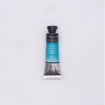 l’Aquarelle watercolor paint - Sennelier - 843, Turquoise Green, 10 ml
