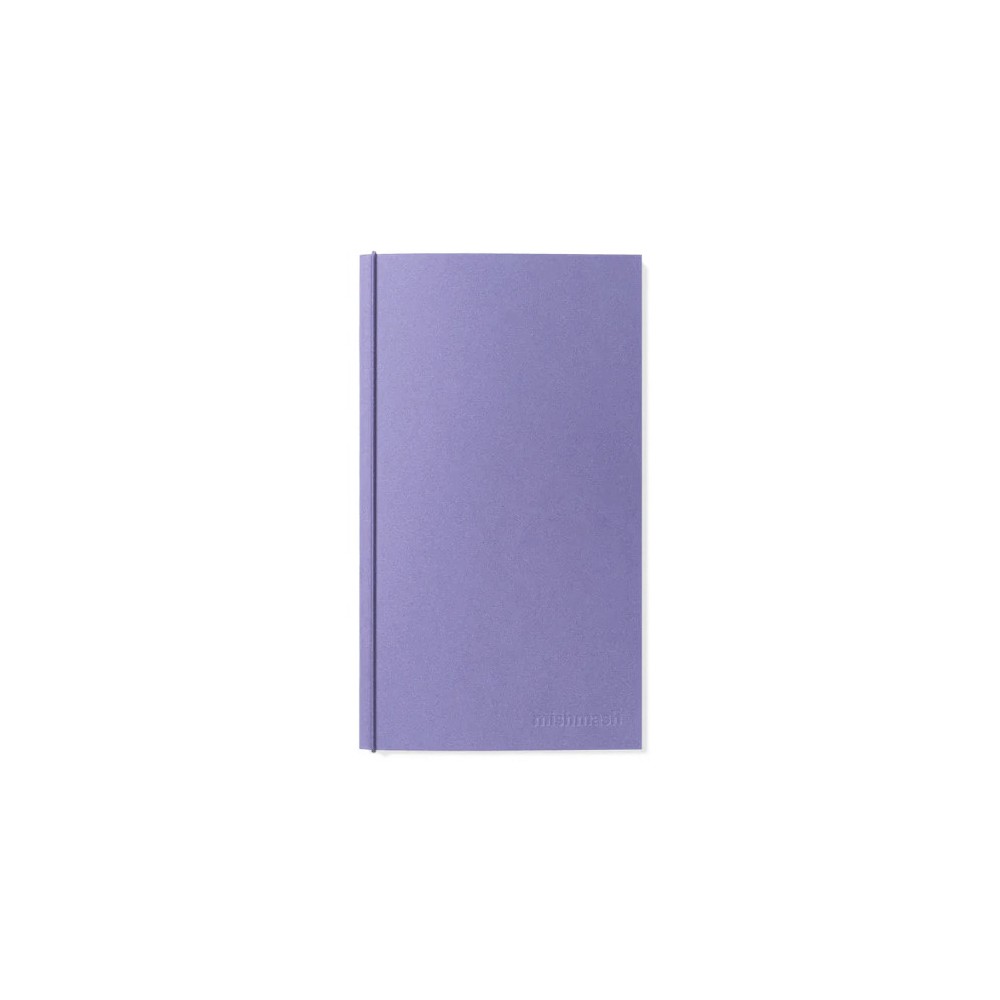 Log notebook refills - mishmash - Plain, Purple, 12 x 22 cm, 64 pages