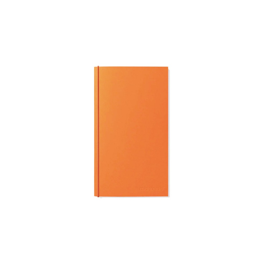 Log notebook refills - mishmash - Squared, Orange, 12 x 22 cm, 64 pages