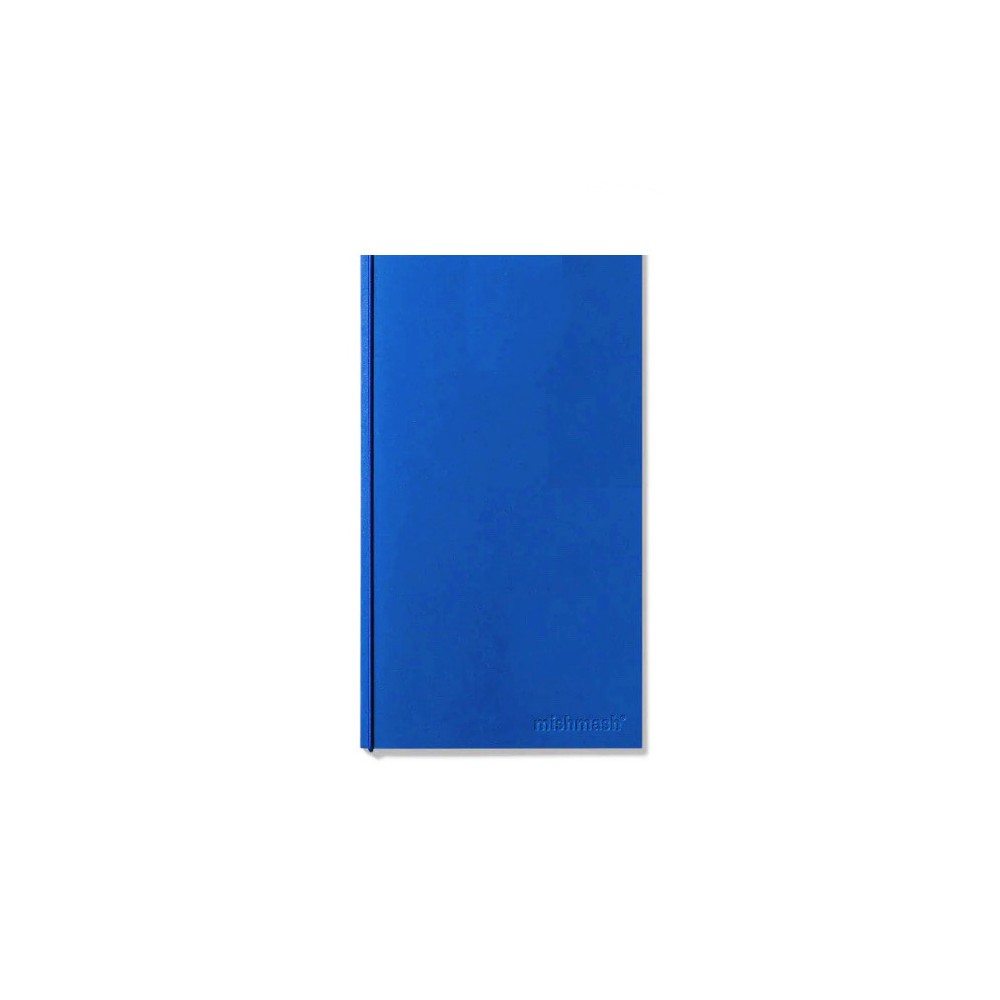 Log notebook refills - mishmash - Undated Planner, Blue, 12 x 22 cm, 64 pages