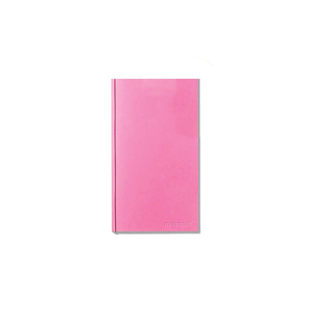 Wkład do notesu Log - mishmash - Watercolour, Pink, 12 x 22 cm, 64 strony