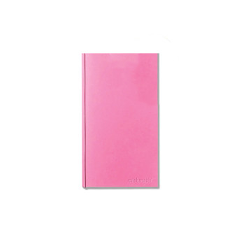 Wkład do notesu Log - mishmash - Watercolour, Pink, 12 x 22 cm, 64 strony