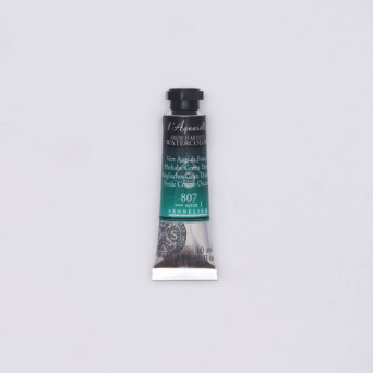 Farba akwarelowa l’Aquarelle - Sennelier - 807, Phthalo Green Deep, 10 ml