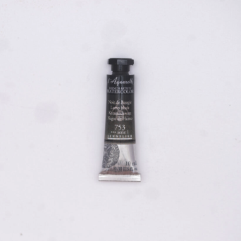 Farba akwarelowa l’Aquarelle - Sennelier - 753, Lamp Black, 10 ml