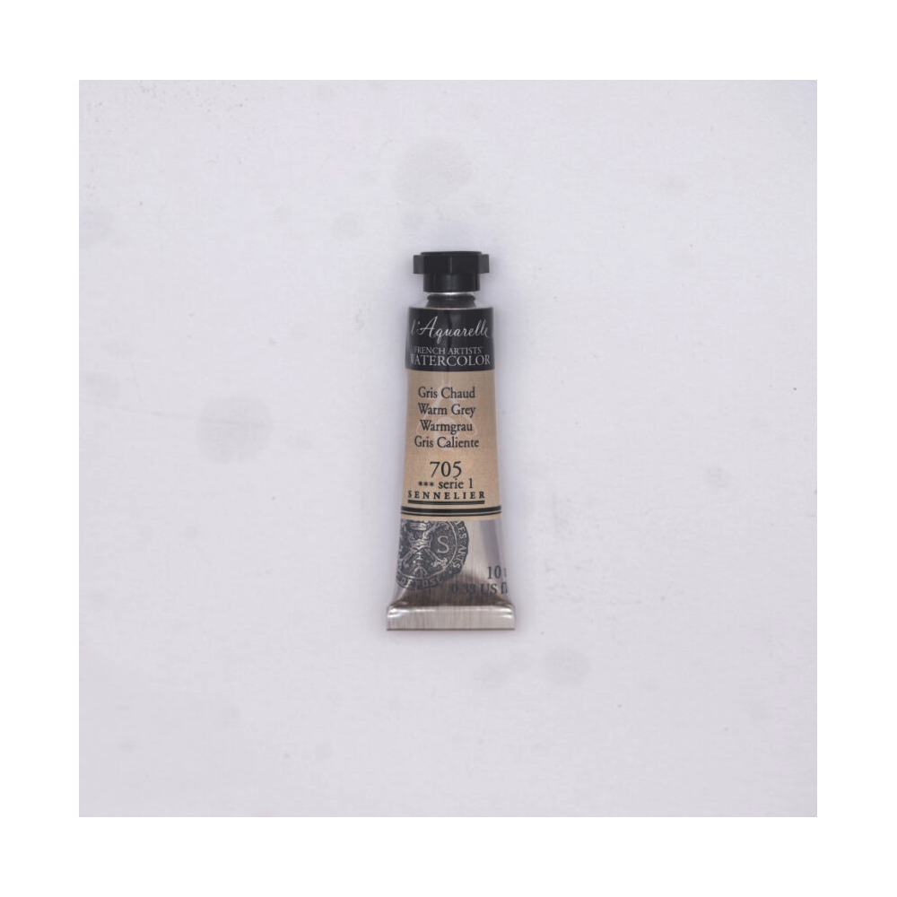 Farba akwarelowa l’Aquarelle - Sennelier - 705, Warm Grey, 10 ml