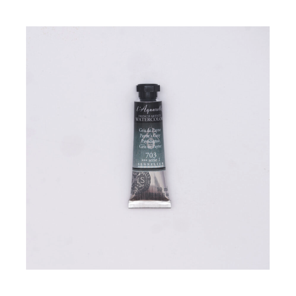 Farba akwarelowa l’Aquarelle - Sennelier - 703, Payne's Grey, 10 ml