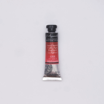 l’Aquarelle watercolor paint - Sennelier - 688, Crimson Lake, 10 ml