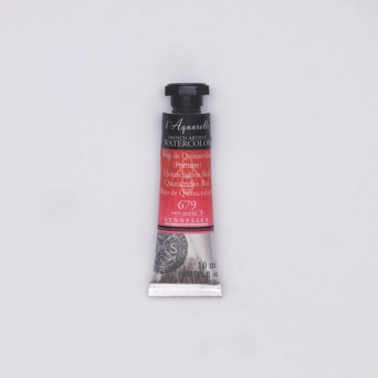 l’Aquarelle watercolor paint - Sennelier - 679, Quinacridone Red, 10 ml