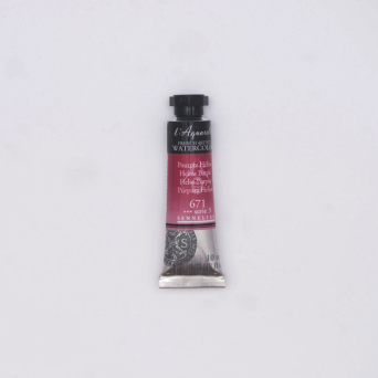 l’Aquarelle watercolor paint - Sennelier - 671, Helios Purple, 10 ml