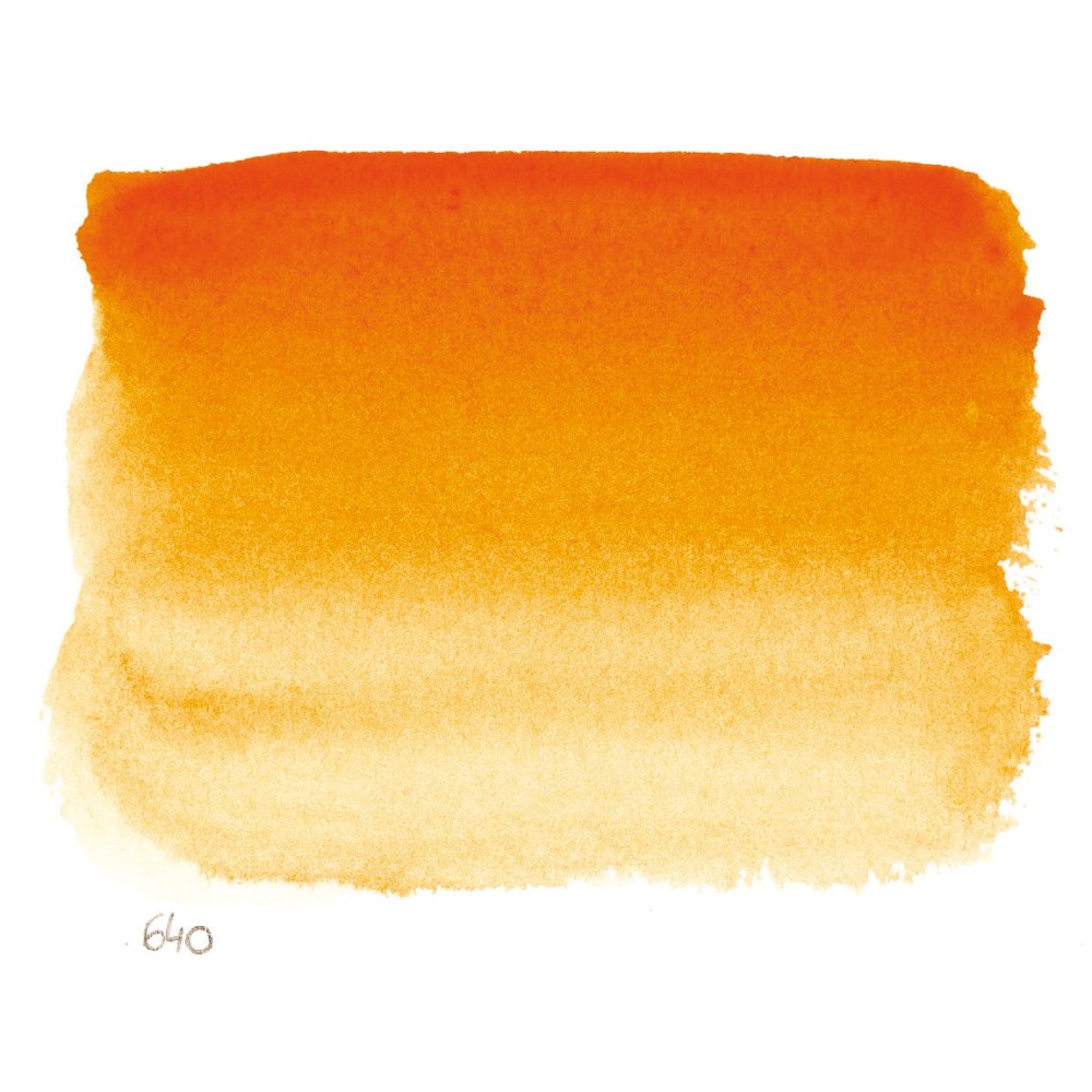 l’Aquarelle watercolor paint - Sennelier - 640, Red Orange, 10 ml