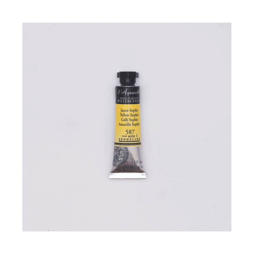 Farba akwarelowa l’Aquarelle - Sennelier - 587, Yellow Sophie, 10 ml