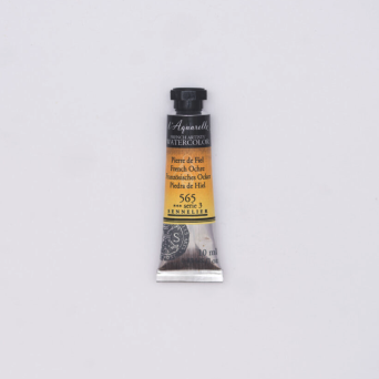 l’Aquarelle watercolor paint - Sennelier - 565, French Ochre, 10 ml