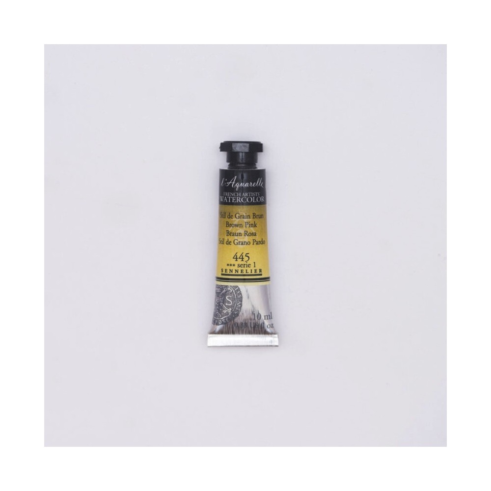 l’Aquarelle watercolor paint - Sennelier - 445 Brown Pink 10 ml