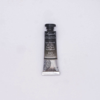 l’Aquarelle watercolor paint - Sennelier - 443 Raw Sepia, 10 ml