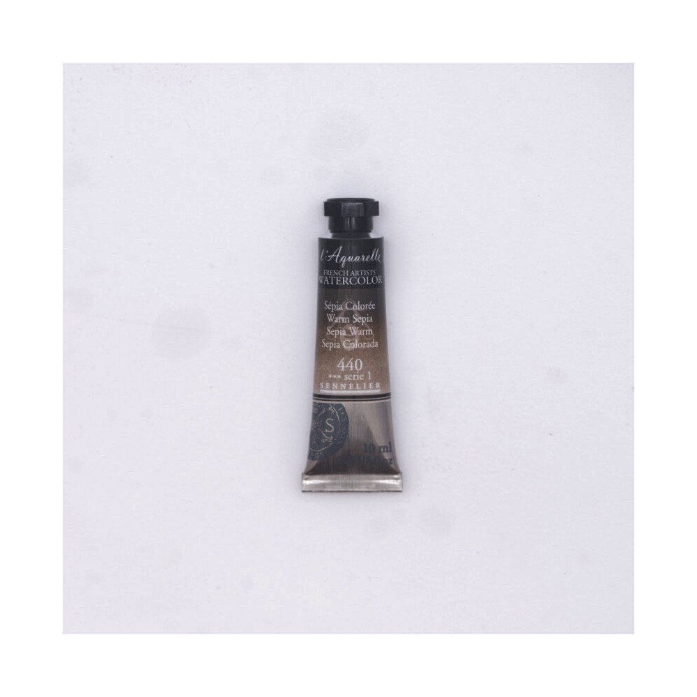 l’Aquarelle watercolor paint - Sennelier - 440 Warm Sepia 10 ml