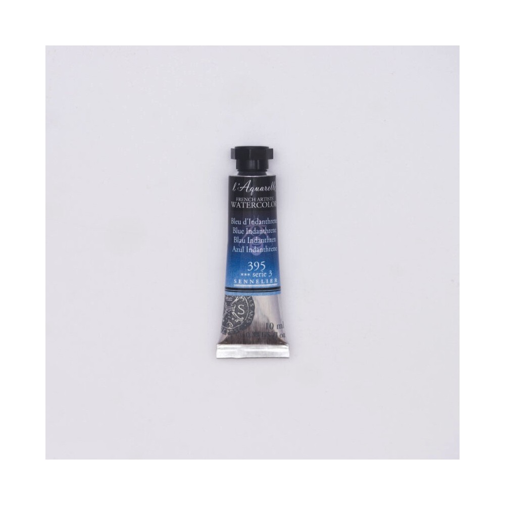 l’Aquarelle watercolor paint - Sennelier - 395, Blue Indanthrene, 10 ml