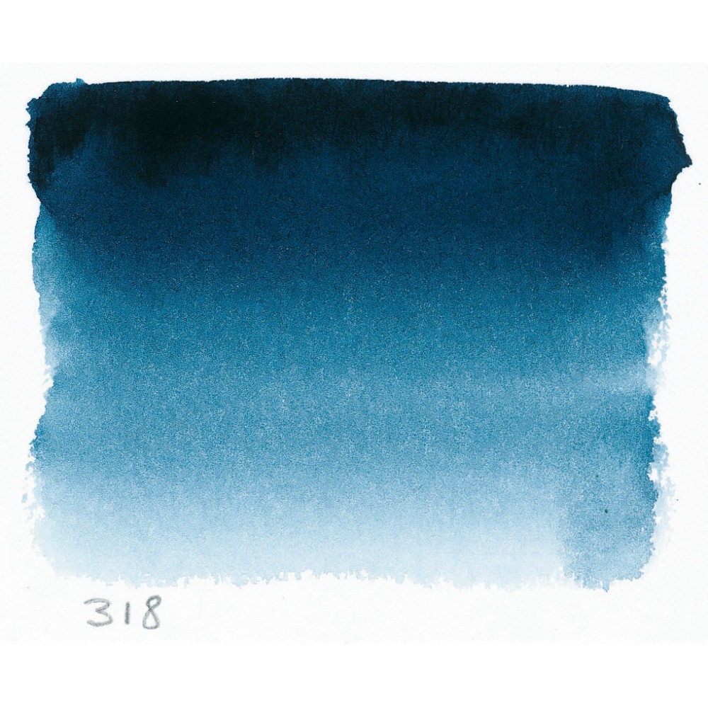 l’Aquarelle watercolor paint - Sennelier - 318, Prussian Blue, 10 ml