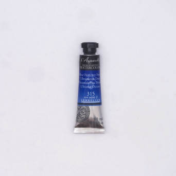 l’Aquarelle watercolor paint - Sennelier - 315, Ultramarine Deep, 10 ml