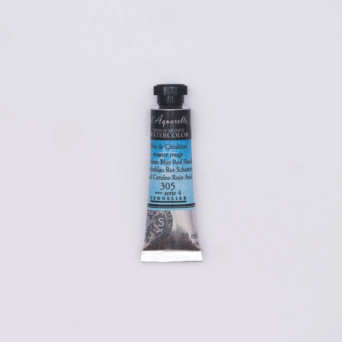 l’Aquarelle watercolor paint - Sennelier - 305, Cerulean Blue Red Shade, 10 ml