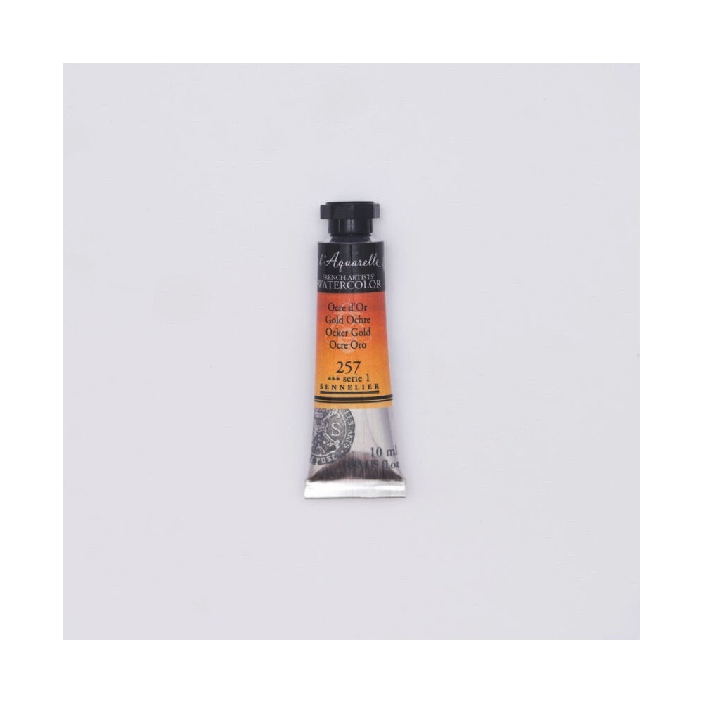 l’Aquarelle watercolor paint - Sennelier - 257, Gold Ochre, 10 ml