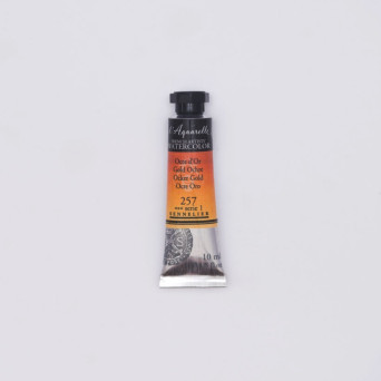 l’Aquarelle watercolor paint - Sennelier - 257, Gold Ochre, 10 ml