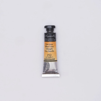 l’Aquarelle watercolor paint - Sennelier - 252 Yellow Ochre, 10 ml