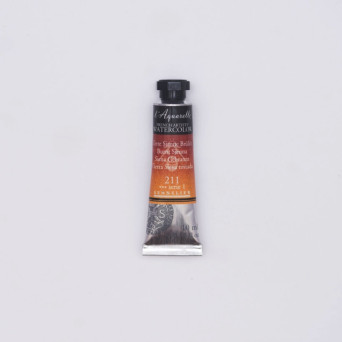 Farba akwarelowa l’Aquarelle - Sennelier - 211 Burnt Sienna, 10 ml