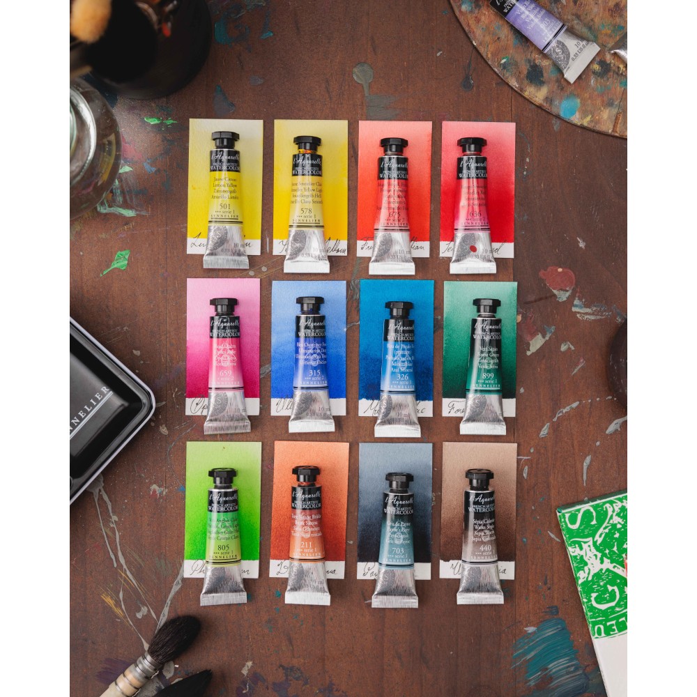 Farba akwarelowa l’Aquarelle - Sennelier - 116 Titanium White, 10 ml