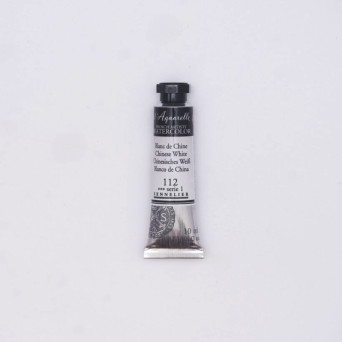 l’Aquarelle watercolor paint - Sennelier - 112, Chinese White, 10 ml