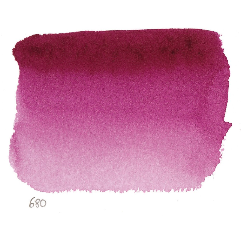 Farba akwarelowa w półkostce l’Aquarelle - Sennelier - 680 Permanent Magenta