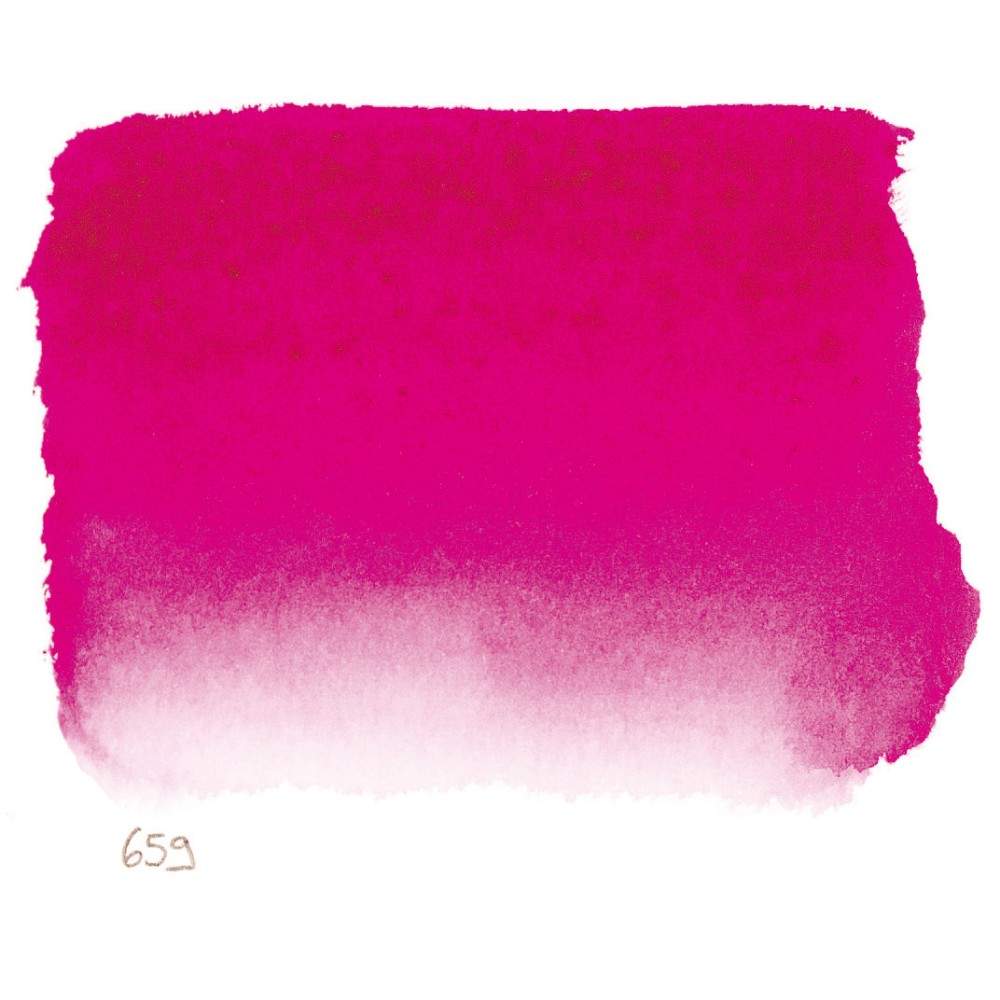 l’Aquarelle watercolor paint half pan - Sennelier - 659 Opera Rose