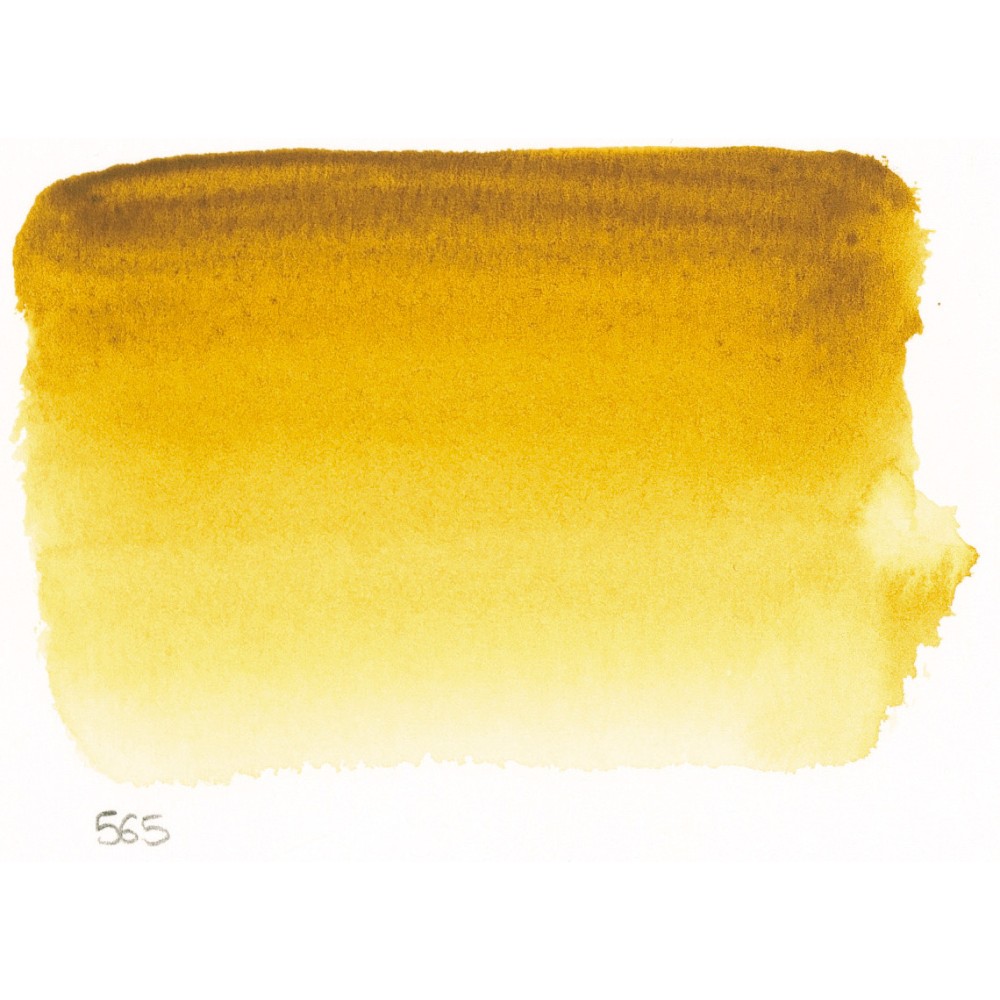 l’Aquarelle watercolor paint half pan - Sennelier - 565 French Ochre