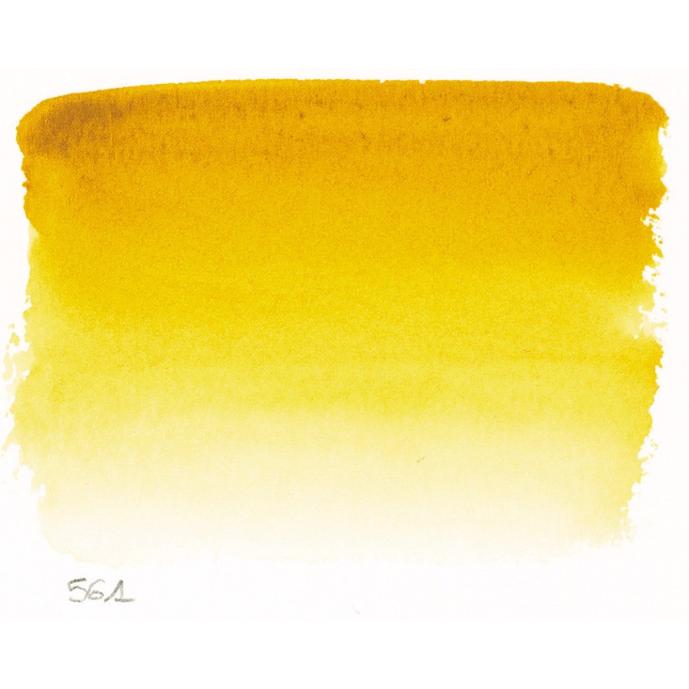 l’Aquarelle watercolor paint half pan - Sennelier - 561 Yellow Lake