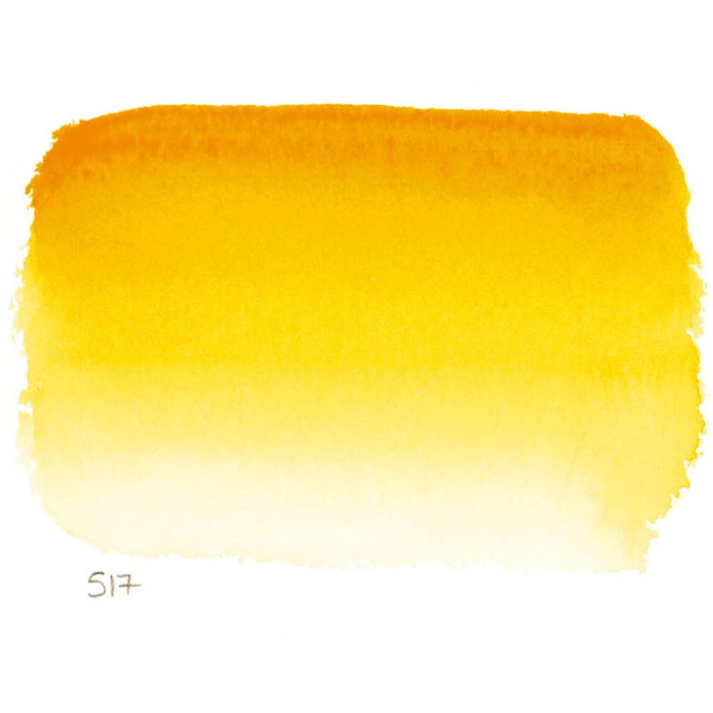 l’Aquarelle watercolor paint half pan - Sennelier - 517 Indian Yellow