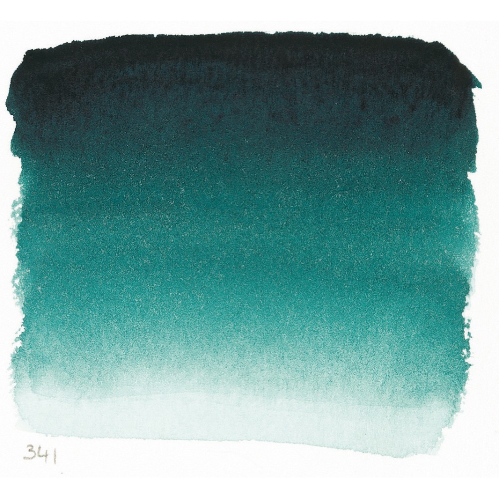 Farba akwarelowa w półkostce l’Aquarelle - Sennelier - 341 Phthalo Turquoise