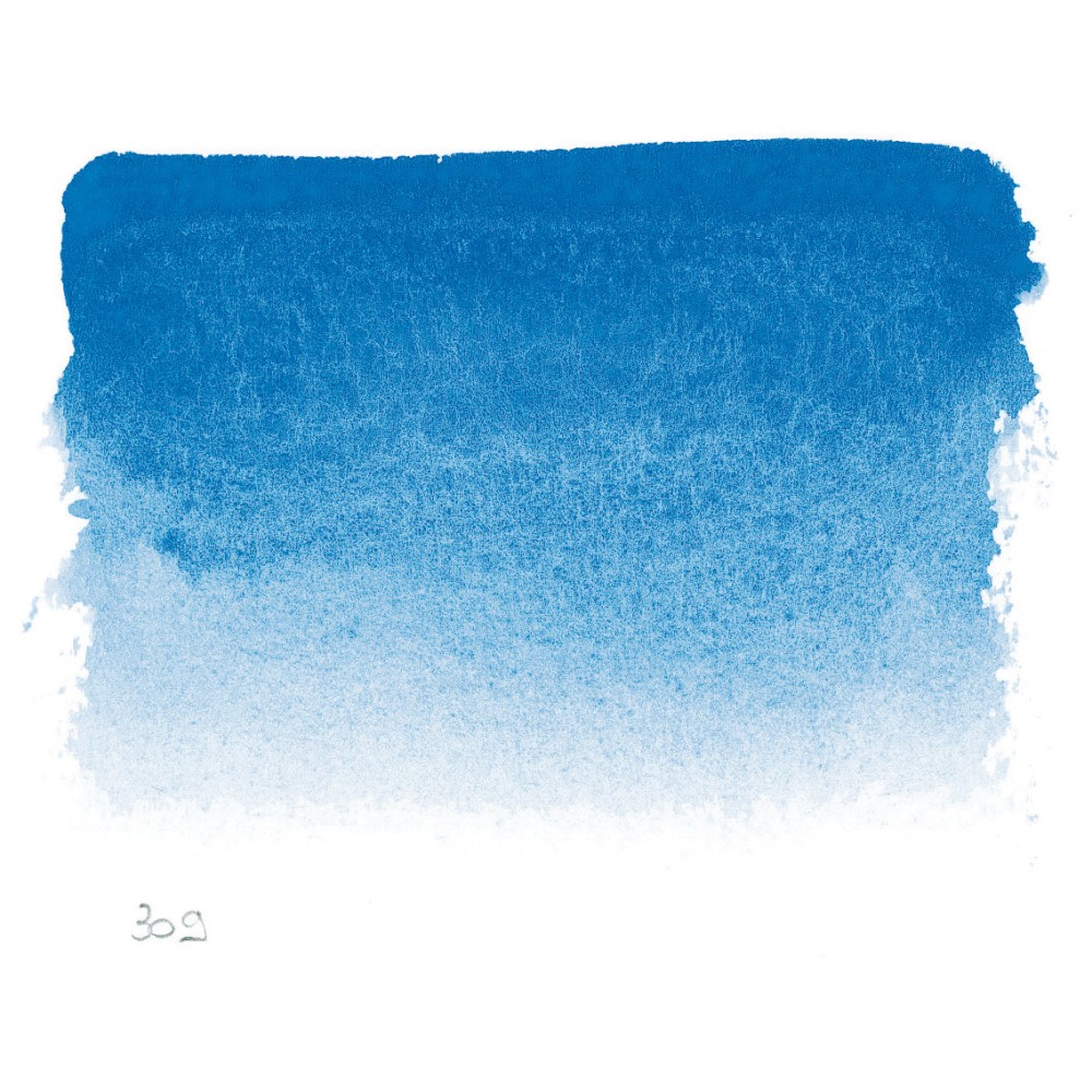 l’Aquarelle watercolor paint half pan - Sennelier - 309 Cobalt Deep