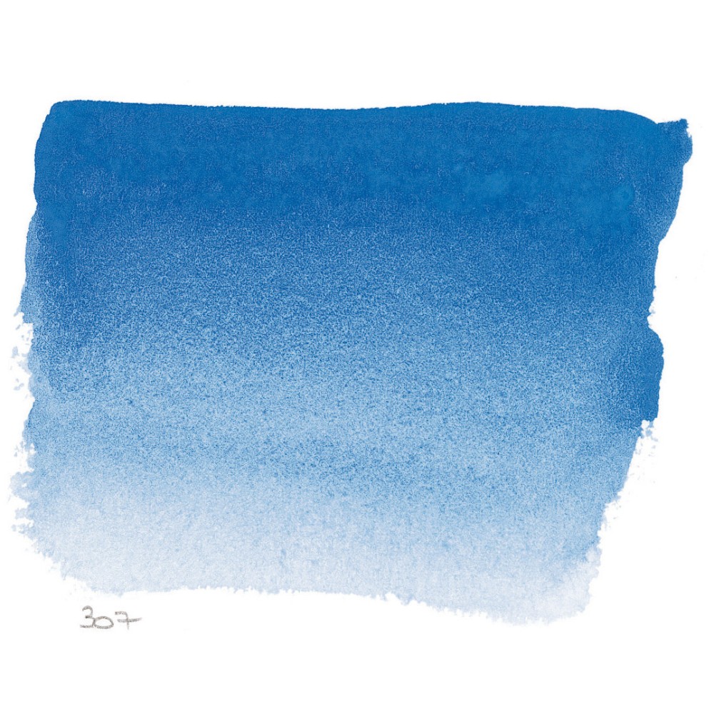 Farba akwarelowa w półkostce l’Aquarelle - Sennelier - 307 Cobalt Blue