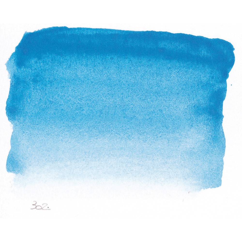 l’Aquarelle watercolor paint half pan - Sennelier - 302 Cerulean Blue