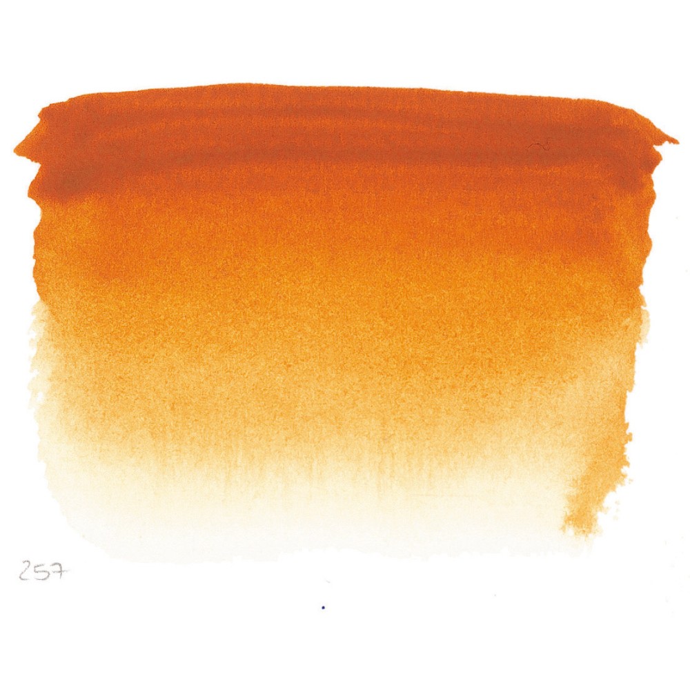 Farba akwarelowa w półkostce l’Aquarelle - Sennelier - 257 Gold Ochre