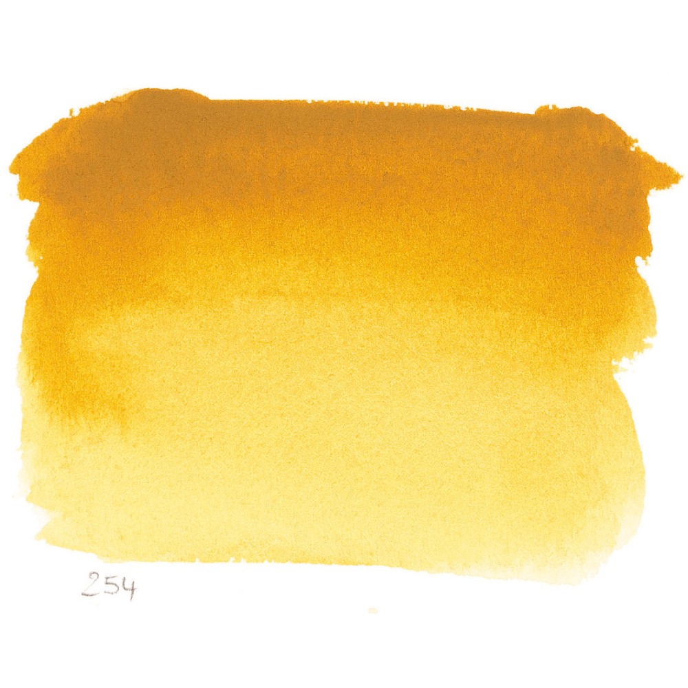 Farba akwarelowa w półkostce l’Aquarelle - Sennelier - 254 Light Yellow Ochre