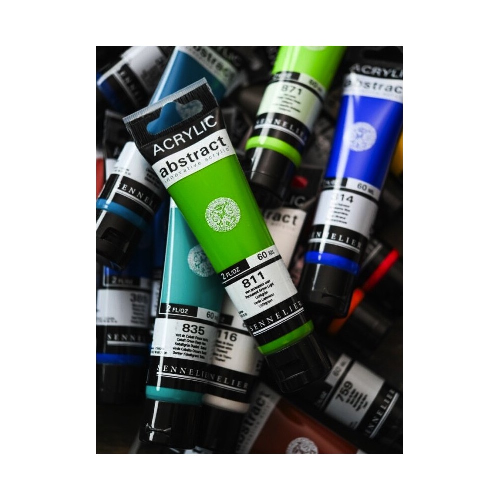 Abstract acrylic paint - Sennelier - 323 Cerulean Blue Hue 60 ml