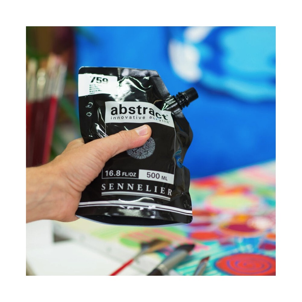 Farba akrylowa Abstract - Sennelier - 759 Mars Black 500 ml