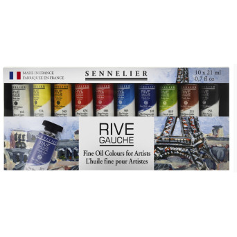 Set of Rive Gauche fine oil paints - Sennelier - 10 x 21 ml