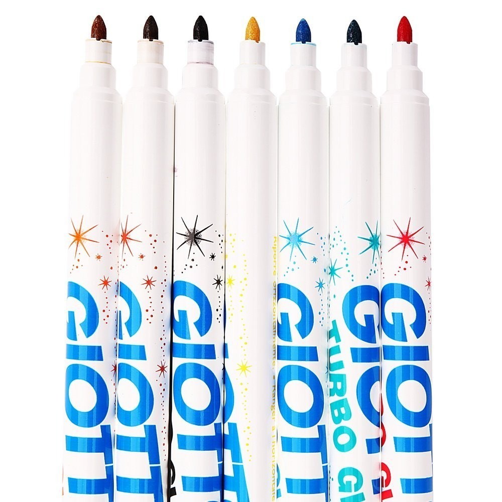 Giotto Turbo Glitter Marker 8 pcs
