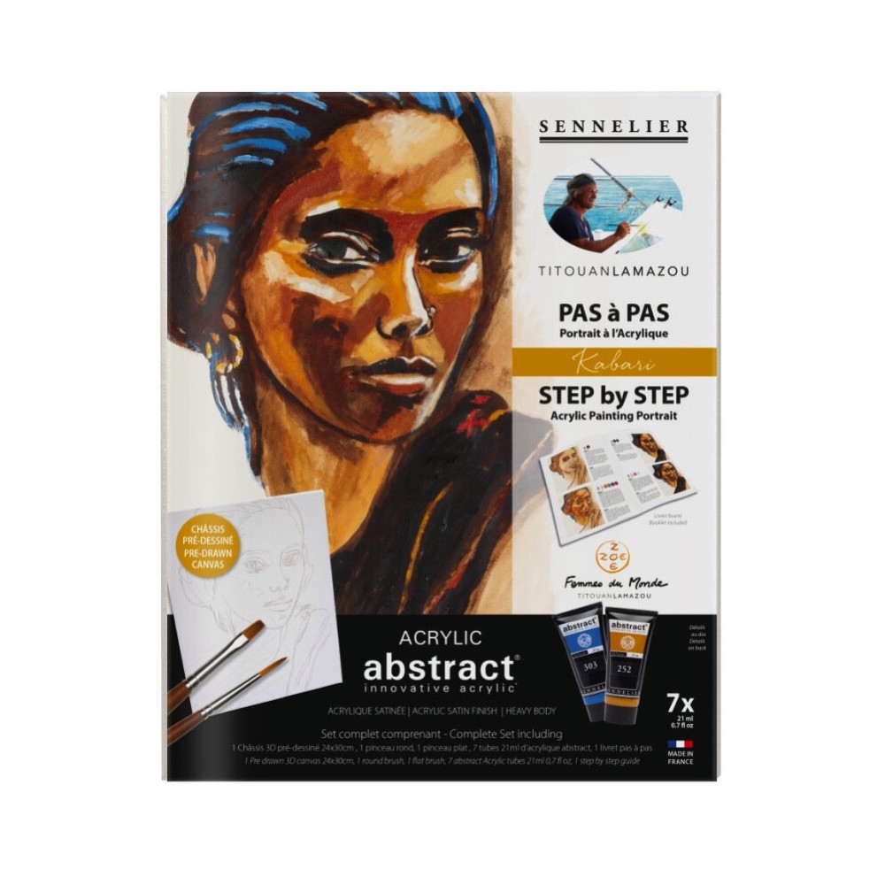 Abstract painting art set - Sennelier - Kabari