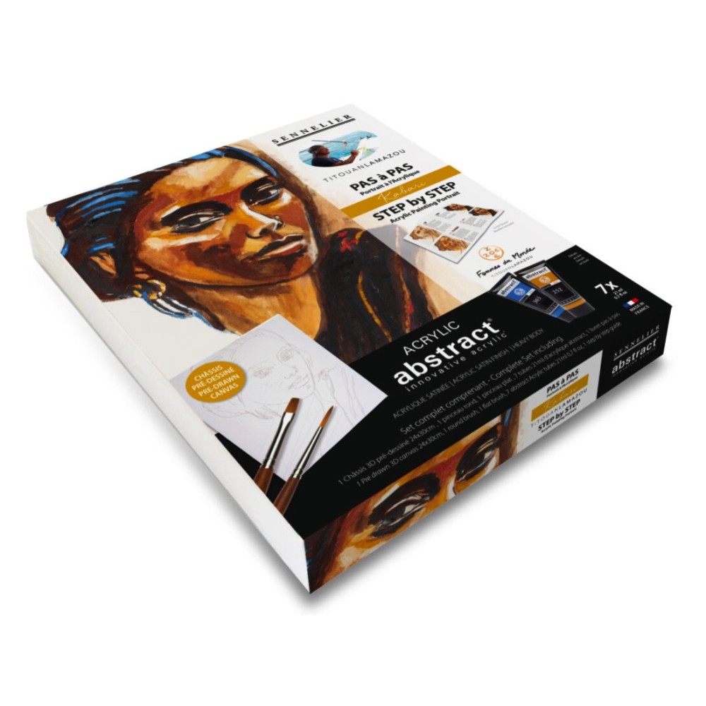 Abstract painting art set - Sennelier - Kabari