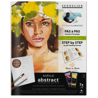 Abstract painting art set - Sennelier - Gwendoline
