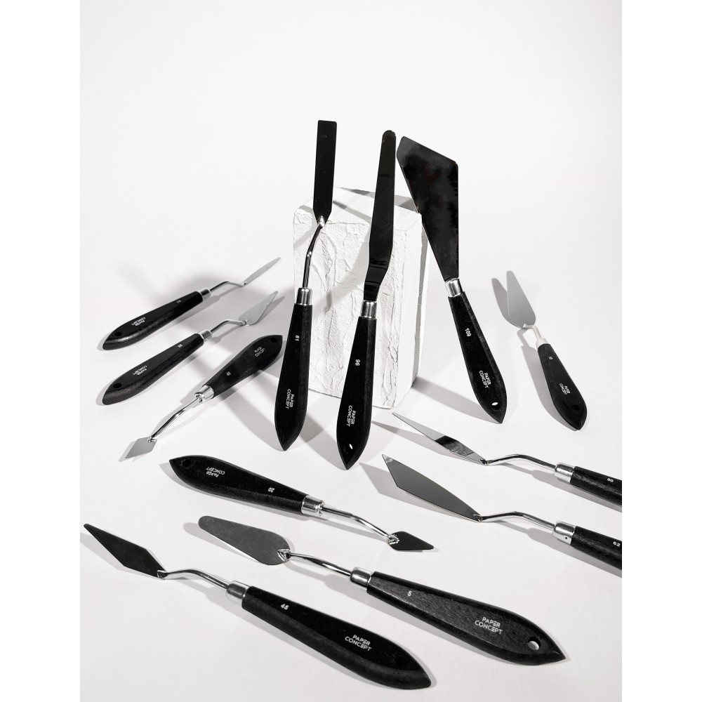 Palette knife with wooden handle - PaperConcept - no. 50